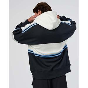 A-Team Oversized Hoodie-Embroidered Solid Cotton Zip-Up Hooded Sweatshirt - Product Image 5