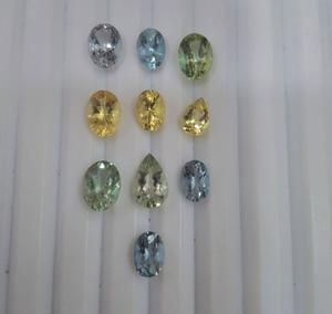 Unique Multi Aquamarine Cut Stone Fabrication de pierres précieuses en vrac pour les bijoux Bijoux faits à la main - Product Image 1