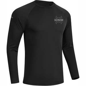 Premium Quality Men's Compression <b>Rash</b> <b>Guard</b> <b>BJJ</b> Training Top Quick Dry Breathable Long Sleeve UPF50 Eco-Friendly Anti-Bacterial - Product Image 1