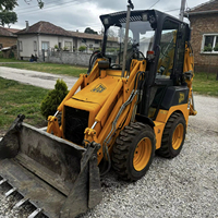 Mini-pelleteuse JCB 1CX à accès étroit 2025 |   Chargeuse sur pneus à largeur réduite |   Chargeuse-pelleteuse pour travaux urbains et aménagement paysager