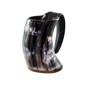 Fait à la main du fabricant 100% véritable corne de buffle bière café tasse à vin conception de corne à boire de boeuf haute finition utilisation de fête meilleur vendeur - Product Image 2