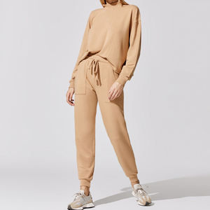 Pantalons de jogging pour femmes en toile à taille haute, streetwear personnalisé, hiver, avec poches et cordon de serrage - Product Image 4