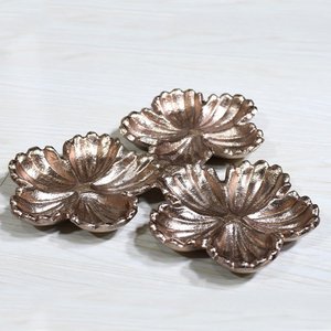 Bandejas Decorativas de Aluminio con Asas, Diseño Moderno, Forma Rectangular, Patrón Vertical, Multifuncionales, Novedad para Acción de Gracias - Product Image 2