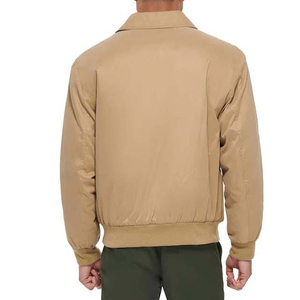 High Street hommes hiver Bomber vestes 2025 à manches longues Polyester Satin toile OEM Service conception personnalisée Satin vestes - Product Image 2
