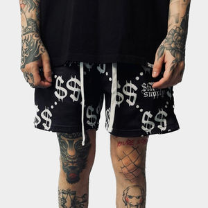 100% Polyester Hommes Personnalisé Mesh Shorts Double Couche Sublimation Plaine Street Wear & Gym Ensembles Imprimé Logo Basketball Shorts - Product Image 1