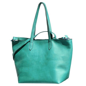 Bolso de mano de cuero genuino de calidad de lujo para mujer Cierre de cremallera de doble ASA Plegable con características diarias de oficina - Product Image 4