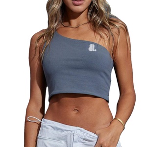 Camiseta sin Mangas Casual para Mujer, Ecológica, de Spandex/Algodón, de Secado Rápido y Transpirable - Product Image 1