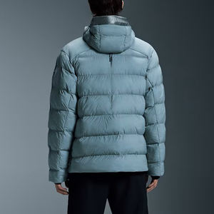 Zipper Front Puffer <b>Jacket</b> <b>Men</b> Stylish Thick <b>Padded</b> Winter Outerwear Trendy Casual Warm <b>Lightweight</b> Travel Coat - Product Image 5