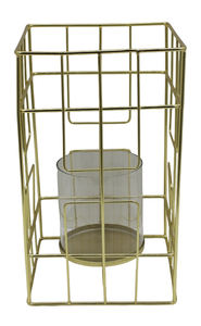 Dernier modèle de bougeoir décoratif ouragan en métal/verre pour la maison Style moderne fait main personnalisé - Product Image 2