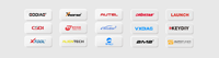 Nouvel ensemble de 10 lames de clé pour Toyota, modèle toy43AT, compatible avec XHORSE/KD KEY