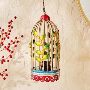 Caged in Warmth Unique Tea <b>Light</b> Holders for Every <b>Space</b> Illuminate with Style Caged Tea <b>Light</b> Holders - Product Image 2