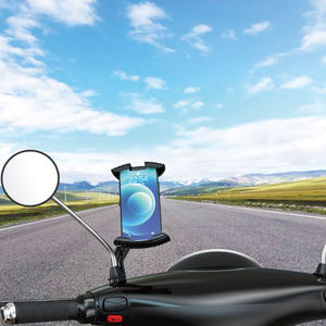 Espejo retrovisor negro 1150284 con sistema de comunicación para motocicleta - Product Image 4