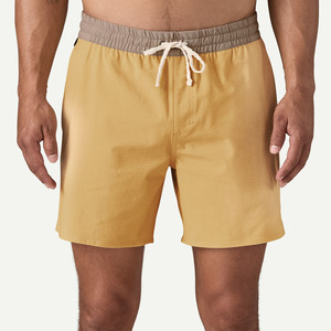 <b>Men's</b> Front Logo Canvas Fabric Breathable Quick Dry Board Shorts with Drawstring Closure Casual Swim <b>Trunks</b> - Product Image 5
