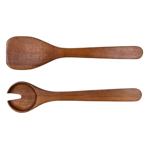 Juego de cubiertos de madera de alta calidad para cena, cuchara, tenedor, cuchillo, servidores de ensaladas, venta al por mayor, último producto - Product Image 3