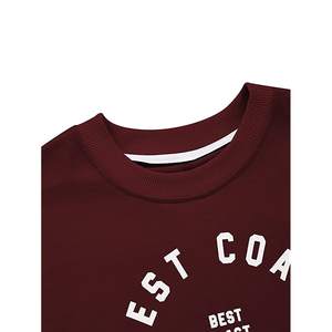 Sweatshirts surdimensionnés unisexes en coton imprimés avec logo personnalisé Streetwear tricoté pour la saison d'hiver respirant pour hommes et femmes vente en gros - Product Image 3