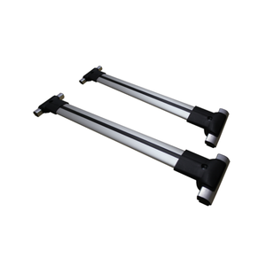 Barre transversale universelle classique en alliage d'aluminium de 105 cm - Barre de toit de voiture de 105 cm pour véhicules équipés de rails de toit surélevés - Product Image 1