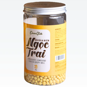 Usine de chocolat en gros de haute qualité délicieux HALAL OEM boulangerie banane enrobé de chocolat croustillant boules de cacao alimentaire bon prix - Product Image 1