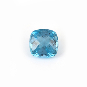 Opaz-cojín de piedras preciosas de color azul, pendiente de anillo de máxima calidad - Product Image 1