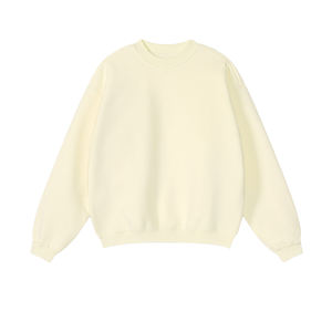 Sweat à capuche brodé et délavé à l'acide pour femmes, surdimensionné, coupe ajustée, crop top, sweat-shirt avec logo personnalisé, pull en polaire vierge épais pour l'hiver - Product Image 5