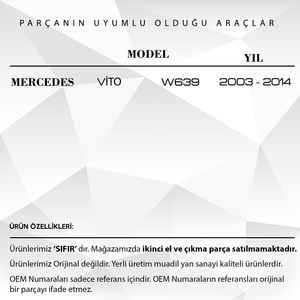 Pignon d'essuie-glace arrière pour Mercedes W639 Vito, Mixto - Product Image 4