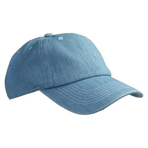 Gorras de béisbol de algodón azul claro con logotipo bordado en 3D Diseño fresco Ajuste cómodo y estilo informal sin esfuerzo - Product Image 1