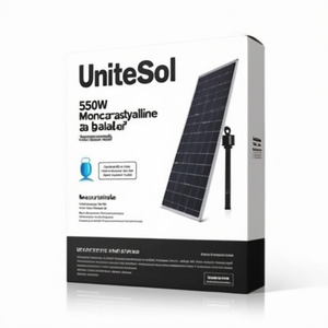 แผงโซลาร์เซลล์ UniteSol 550W โมโนคริสตัลไลน์ เกรด A - Product Image 2