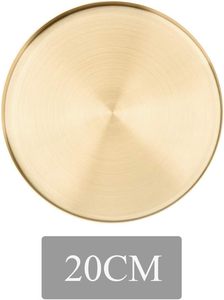 Bandeja de servicio de metal de forma redonda hecha a mano más vendida para uso en restaurantes y hoteles de proveedor indio - Product Image 5