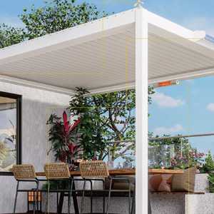 KAKADU 694-LED-RGB RGB LED <b>Light</b> <b>Strip</b> Around The Gutter Aluminum Pergola Color Changing - Product Image 1