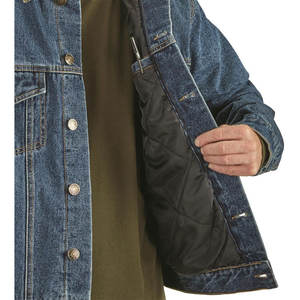 แจ็คเก็ตยีนส์แฟชั่นสำหรับผู้ชายเสื้อแจ็คเก็ตโลโก้ - Product Image 3