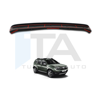 Suv duster 2010 2017 2018 et sur le couvercle du pare-chocs arrière capuchon en plastique anti-rayures haute qualité épais abs plastique verre mat