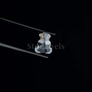 Teddy Bear Cut Lab-Grown Diamond | Diamant CVD fantaisie unique pour bijoux et cadeaux personnalisés - Product Image 5