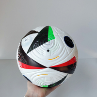Ballons de football européens n° Ballon de football standard 5, taille 4, pour joueurs de football, 24 ligues, football professionnel, fabriqué à Sialkot