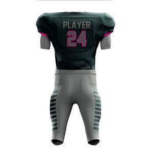 เสื้อเจอร์ซีย์ฟุตบอลอเมริกันผ้าลายทแยงอุปกรณ์กีฬาสำหรับเยาวชน2025ปรับแต่งได้ตามต้องการ - Product Image 3