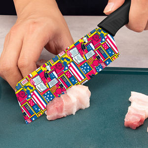 Nouvelle tendance, ensemble de 2 pièces personnalisé, de qualité supérieure, professionnel, utilitaire, lames en céramique de haute qualité, plastique, ambidextre, passe au lave-vaisselle - Product Image 5