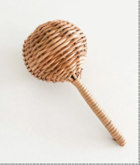 เครื่องเขย่าหวายทำมือสำหรับเด็กของเล่นเด็กทำจากหวายสานด้วยมืออุปกรณ์ตกแต่งสำหรับสถานรับเลี้ยงเด็กทารก - Product Image 4