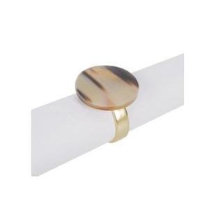 Servilleteros de Cuerno de Búfalo, Porta Servilletas Redondos para Hoteles de Lujo, Restaurantes y Mesas de Boda, Alta Calidad - Product Image 1