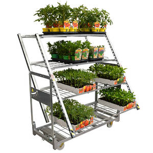 Carrito de Compras Plegable de Malla de Alambre de Acero para Uso en Exteriores y Supermercados - Product Image 1