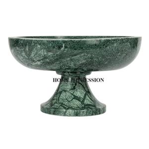 Bol en marbre de service de fruits au design luxueux Qualité supérieure Bol rond en marbre massif de taille personnalisée Fabrication indienne - Product Image 3