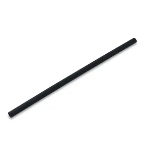 23Cm Ø0.8Cm Black Jumbo Vertical Rolled Paper Drinking Straws Non-Toxic <b>For</b> Cocktail Bars - 3450 pcs/carton - Product Image 2