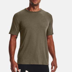 T-shirts en coton peigné T-shirts à col rond/Athlétique Running Gym Workout Tee Tops à manches courtes T-shirts en vrac - Product Image 6