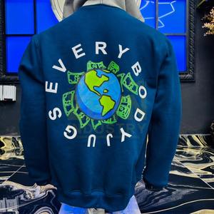 Sweats à capuche en coton à blocs de couleur brodés, fermeture éclair, streetwear, design personnalisé, broderie imprimée, fermeture éclair, sweats à capuche en coton pour hommes - Product Image 4