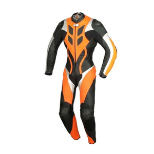 Traje de motocicleta de cuero de carreras hecho a medida de alta calidad Protección completa Característica transpirable Traje de carreras de cuero de motocicleta Premium - Product Image 1