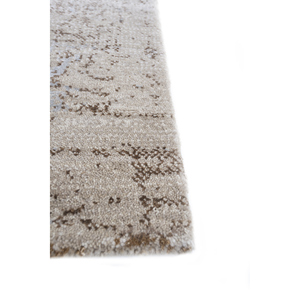 Alfombra Kavi Ivory de Lana y Seda de Bambú Anudada a Mano, Colección Afterglow, Abstracta, 10 mm, Rectangular, Hecha a Mano, para el Hogar, Pasillo, Eskm-03 - Product Image 4