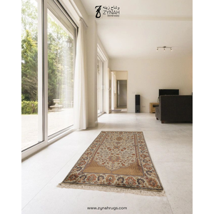 พรมละหมาดไหมแท้ 100% ลายเส้นเรืองแสง - Product Image 4
