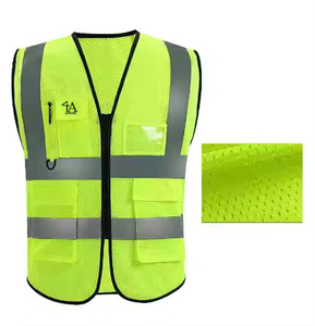 Chaleco de seguridad de trabajo personalizado con logotipo Chaleco de nuevo estilo de Pakistán Fabricante Soporte personalizado de calidad superior - Product Image 3