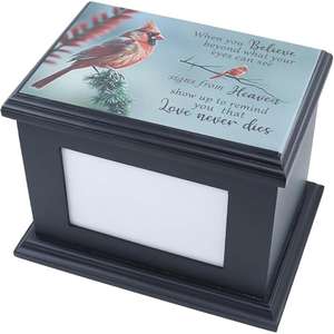 Urnas de cremación de madera de diseño único decorativo para urnas de madera para adultos Urnas funerarias Tamaño personalizado Suministros funerarios de la India - Product Image 1