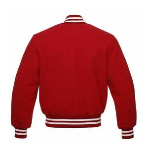 Veste de baseball en jersey de laine et cachemire personnalisée, tissée, coupe-vent, brodée, à capuche, avec design personnalisé - Product Image 2