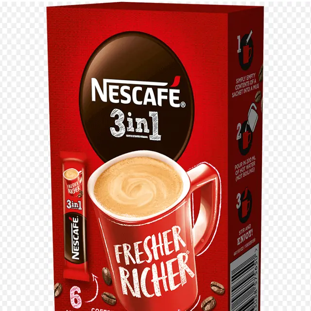 Satın al Nescafe çözünebilir kahve altın/Nescafe klasik/Nescafe 3 in 1 fabrika fiyata