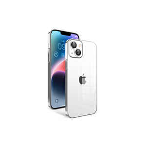 Coque de protection en silicone Netzy Premium pour iPhone 14 Plus, 7 Plus et 11 Pro, cadre argenté, protection de l'appareil photo - Product Image 1