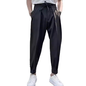 Pantalones Casuales de Hombre de Alta Calidad Marca 2025, Moda Otoñal, Holgados, Cintura Media, 100% Algodón, Antiarrugas, Cierre de Cremallera, Multibolsillos - Product Image 5